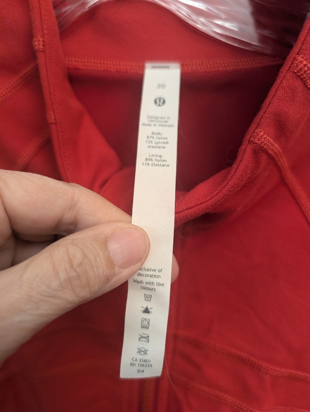 Lululemon Red ♥️🍒 Define jacket - Picture 6 of 8